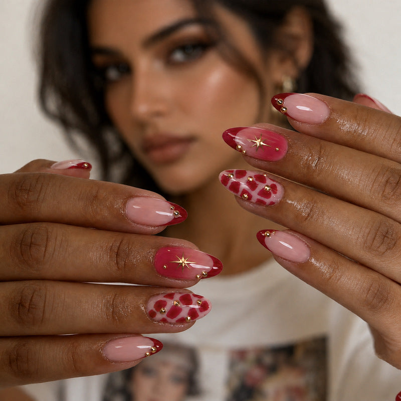 Ongles à Pression Artistiques pour Femme Style Premium 4