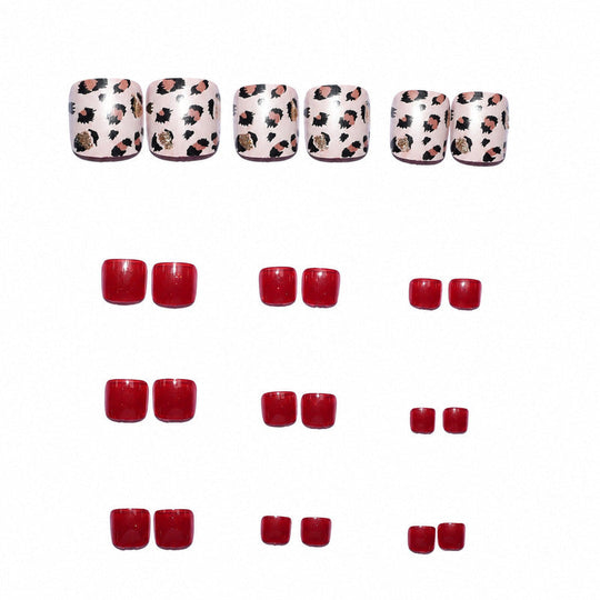 Ongles artificiels autocollants pour femmes style moderne 3