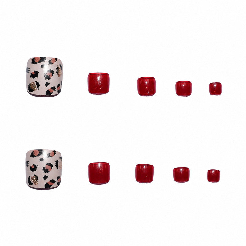 Ongles artificiels autocollants pour femmes style moderne 4