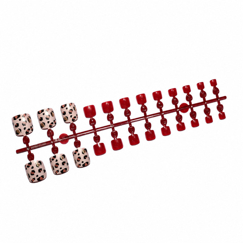 Ongles artificiels autocollants pour femmes style moderne 5