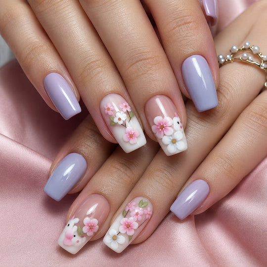 Ongles artificiels design varié pour femme 5