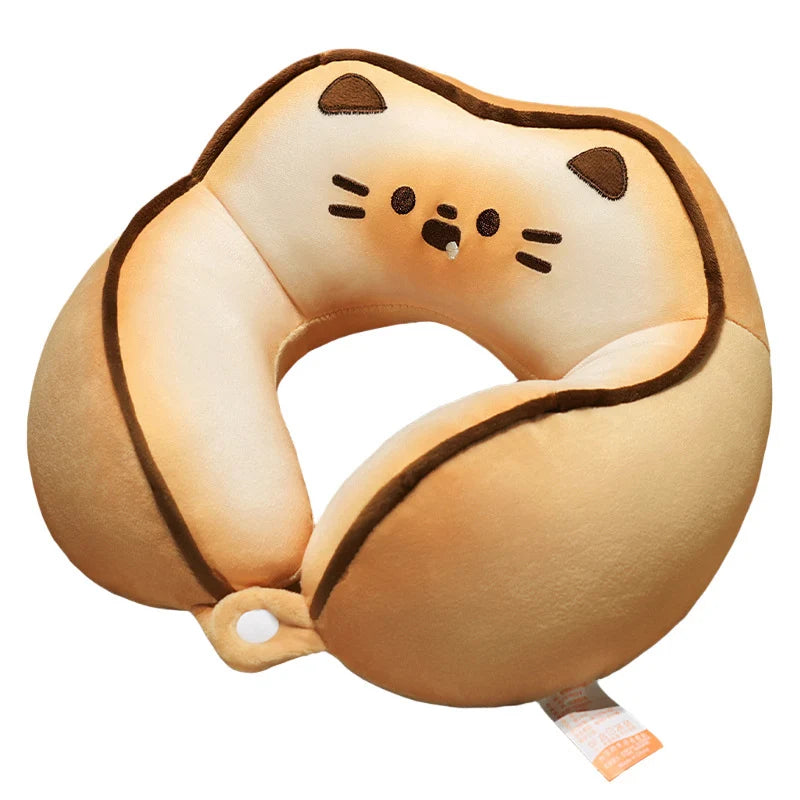 Oreiller Cervical Motif Ours Confortable Pour Voyage et Détente 2