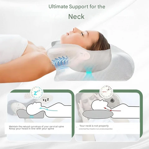 Oreiller Mémoire de Forme Ergonomique pour un Sommeil Réparateur 2