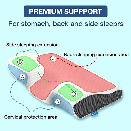 Oreiller Orthopédique Confortable pour un Sommeil Réparateur 2