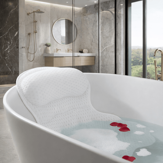 Oreiller de Bain Ergonomique 4D avec Soutien 0