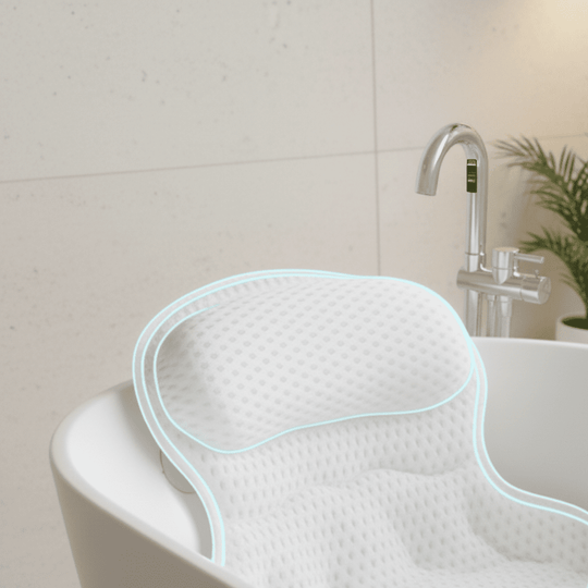 Oreiller de Bain Ergonomique 4D avec Soutien 1