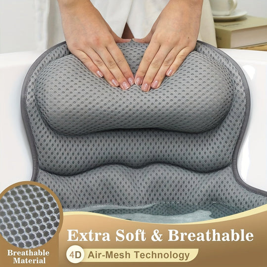 Oreiller de Bain Luxe avec Soutien Ergonomique 7