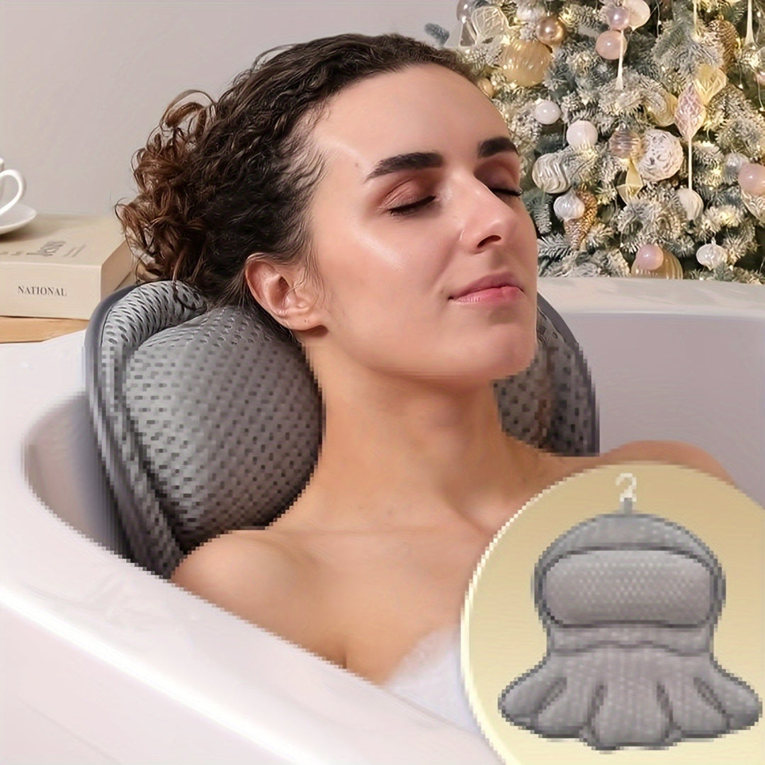 Oreiller de Bain Luxe avec Soutien Ergonomique 8