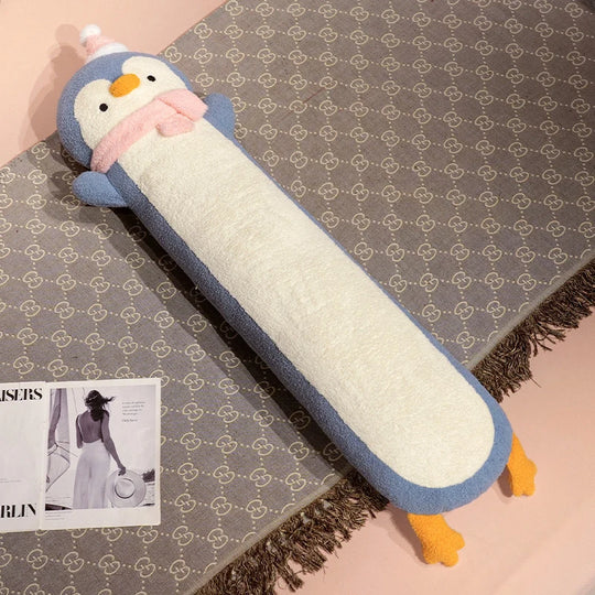 Oreiller de corps surdimensionné motif pingouin pour femmes confort et détente 0