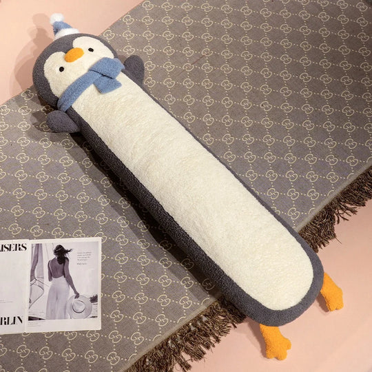 Oreiller de corps surdimensionné motif pingouin pour femmes confort et détente 3
