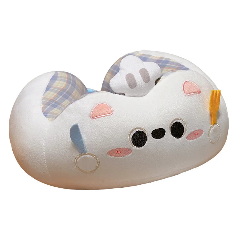 Oreiller de voyage pour enfants avec design visage de chien 4