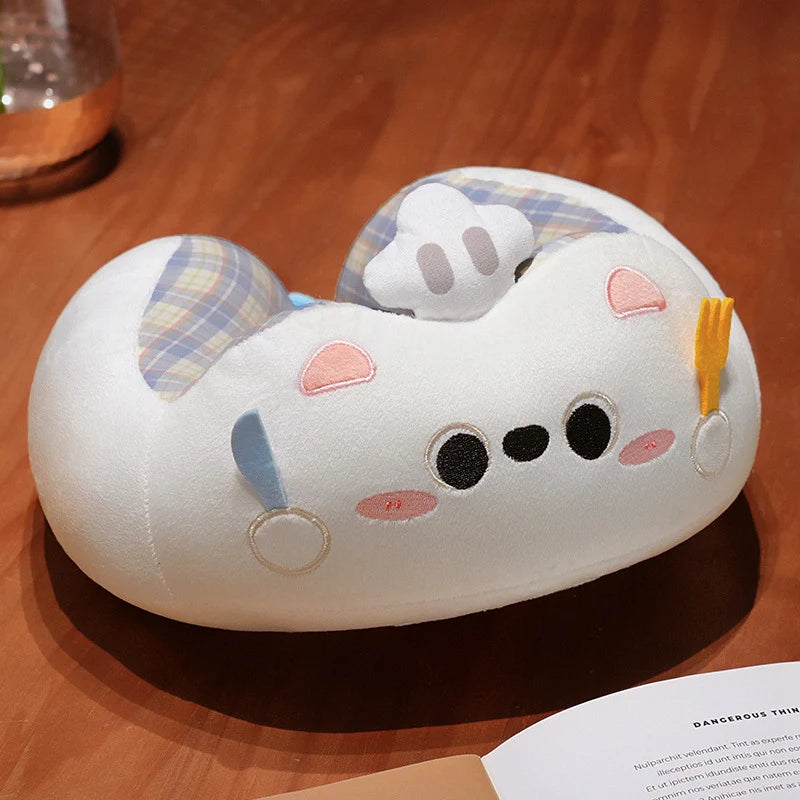 Oreiller de voyage pour enfants avec design visage de chien 6