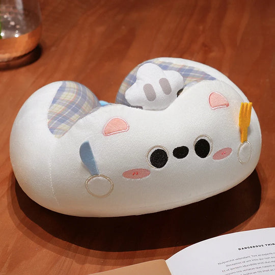 Oreiller de voyage pour enfants avec design visage de chien 6