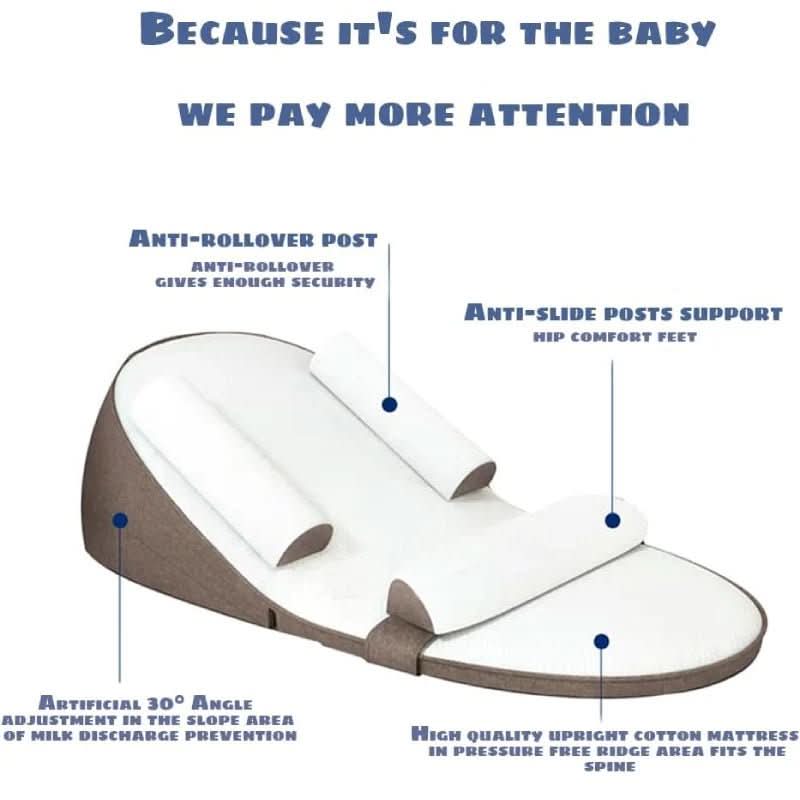 Oreiller pour Bébé avec Inclinaison Anti-Reflux 6