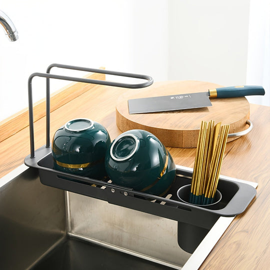 Organisateur d'Évier de Cuisine Réglable 1