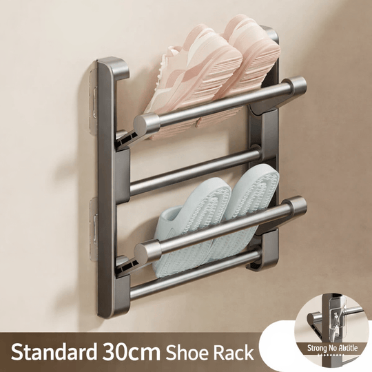 Organisateur de Chaussures Mural Pratique avec Système de Drainage pour Rangement Vertical 7