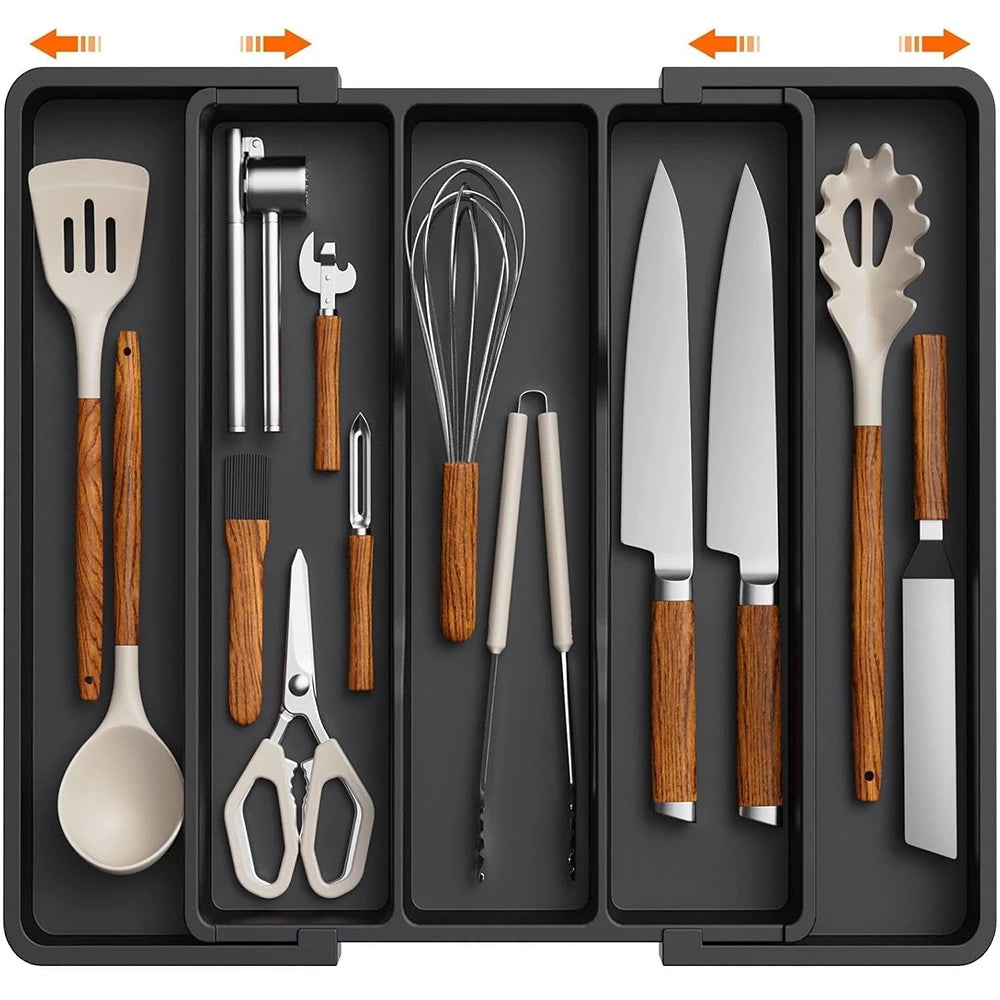 Organisateur de Cuisine Extensible pour Ustensiles 0