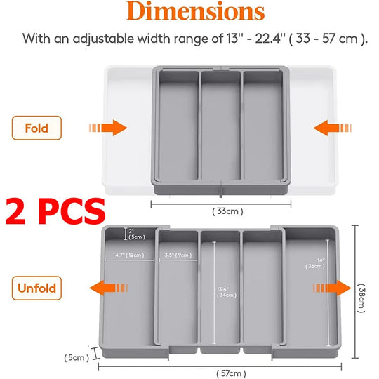 Organisateur de Cuisine Extensible pour Ustensiles 13