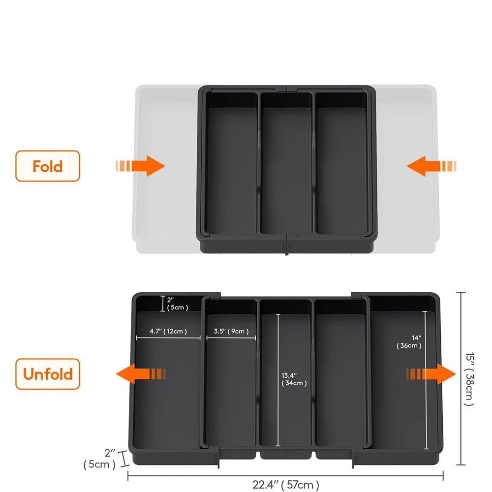 Organisateur de Cuisine Extensible pour Ustensiles 6