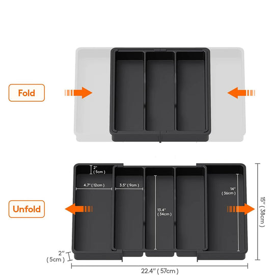Organisateur de Cuisine Extensible pour Ustensiles 6