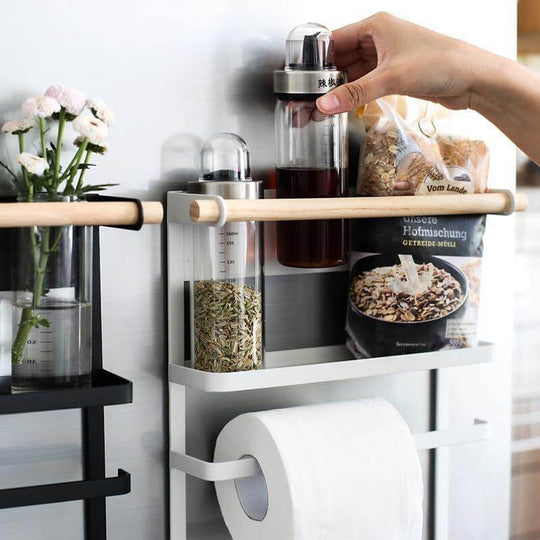 Organisateur de Cuisine Magnétique Multifonctionnel Rangement Pratique 4