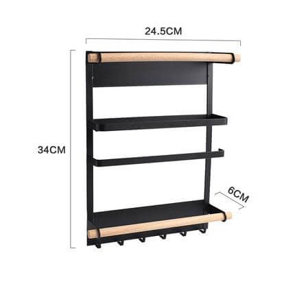 Organisateur de Cuisine Magnétique Multifonctionnel Rangement Pratique 7
