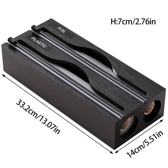 Organisateur de Cuisine en Bois 2 en 1 avec Cutter 5