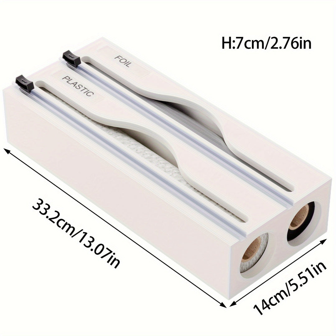 Organisateur de Cuisine en Bois 2 en 1 avec Cutter 6