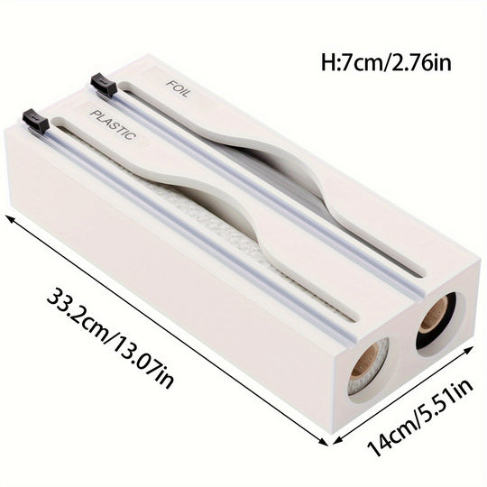 Organisateur de Cuisine en Bois 2 en 1 avec Cutter 6