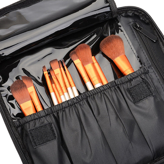 Organisateur de Maquillage Portable avec Compartiments Réglables pour Rangement Pratique 1