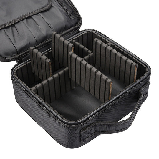 Organisateur de Maquillage Portable avec Compartiments Réglables pour Rangement Pratique 2