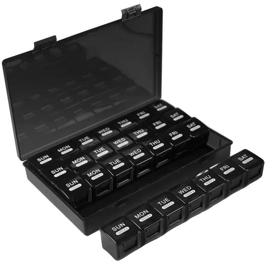 Organisateur de Médicaments Hebdomadaire 4x7 Compartiments 0
