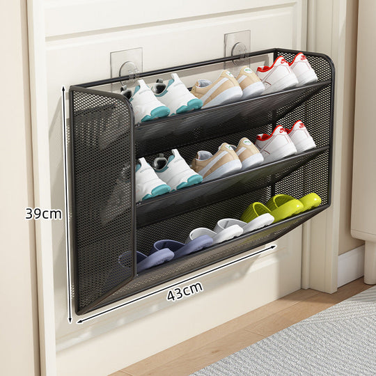 Organisateur de Porte pour Chaussures avec Étagère Inclinée Ventilée pour Femme 18