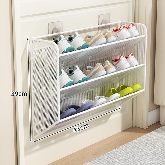 Organisateur de Porte pour Chaussures avec Étagère Inclinée Ventilée pour Femme 7