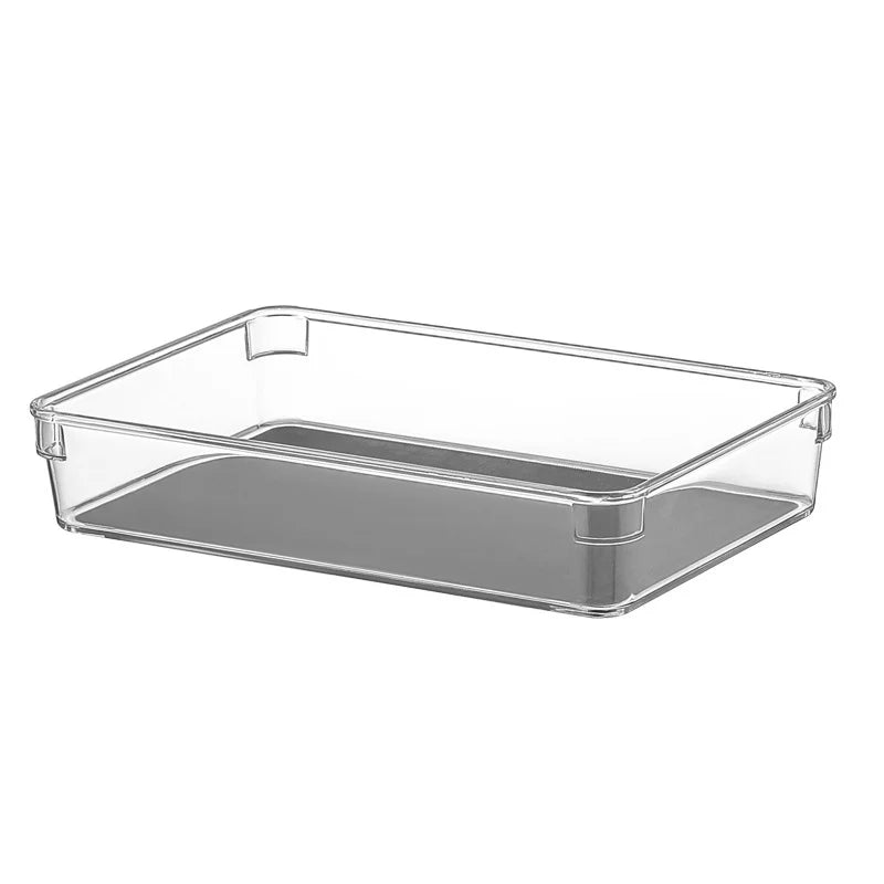 Organisateur de Rangement Étroit Transparent pour Cuisine et Réfrigérateur 3