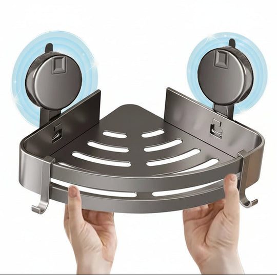 Organisateur de Salle de Bain d'Angle Pratique 0