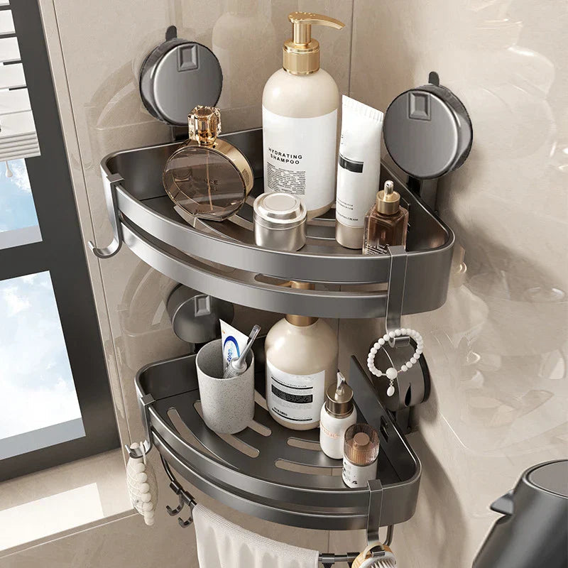Organisateur de Salle de Bain d'Angle Pratique 1