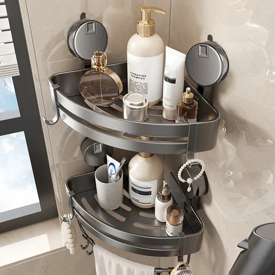Organisateur de Salle de Bain d'Angle Pratique 1