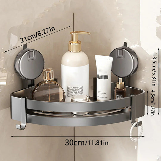 Organisateur de Salle de Bain d'Angle Pratique 4
