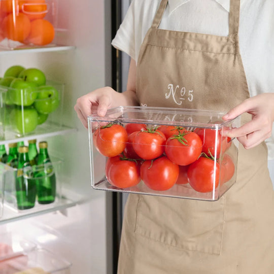 Organisateur de Tiroir Transparent Empilable pour Cuisine et Bureau 1