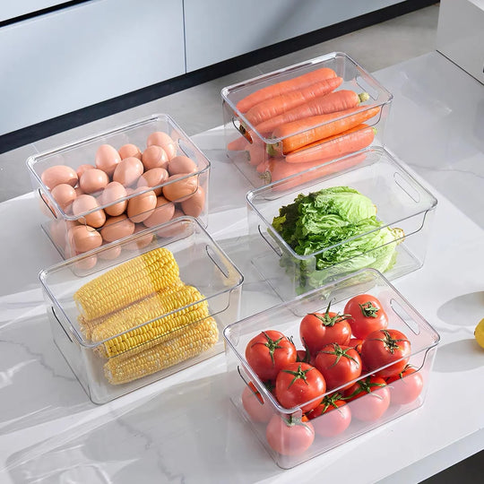 Organisateur de Tiroir Transparent Empilable pour Cuisine et Bureau 2