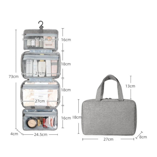 Organisateur de maquillage compact pour voyage 13