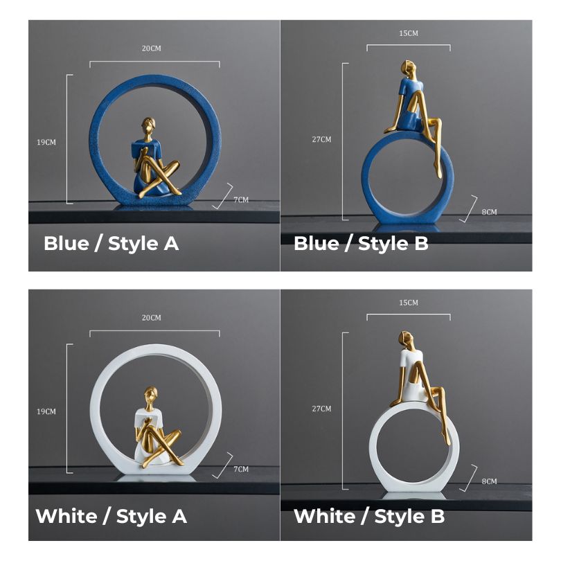 Ornement de Bureau Fille Moderne 0