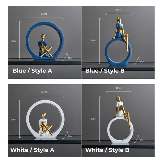 Ornement de Bureau Fille Moderne 0