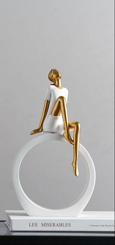 Ornement de Bureau Fille Moderne 3