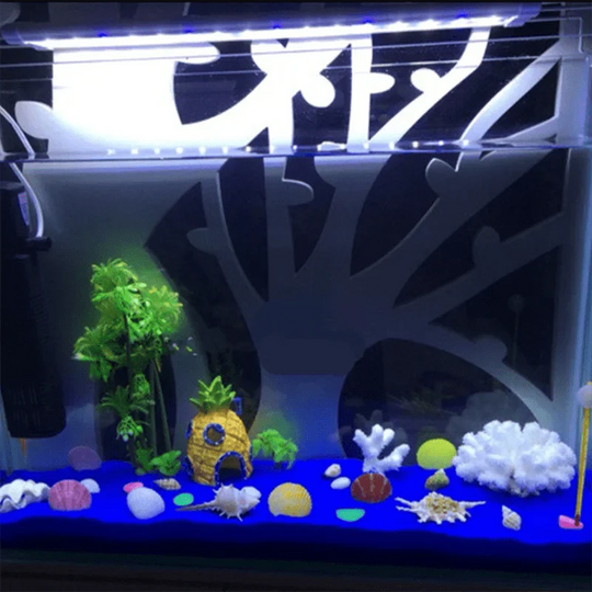 Ornements de Décoration d'Aquarium en Résine - Maison d'Ananas 2