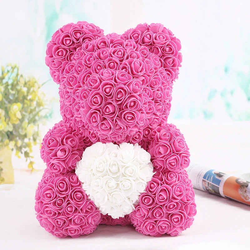 Ourson en Roses Éternelles pour Femme 10