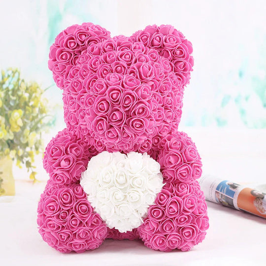 Ourson en Roses Éternelles pour Femme 10