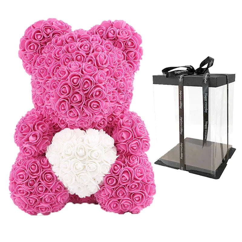 Ourson en Roses Éternelles pour Femme 18