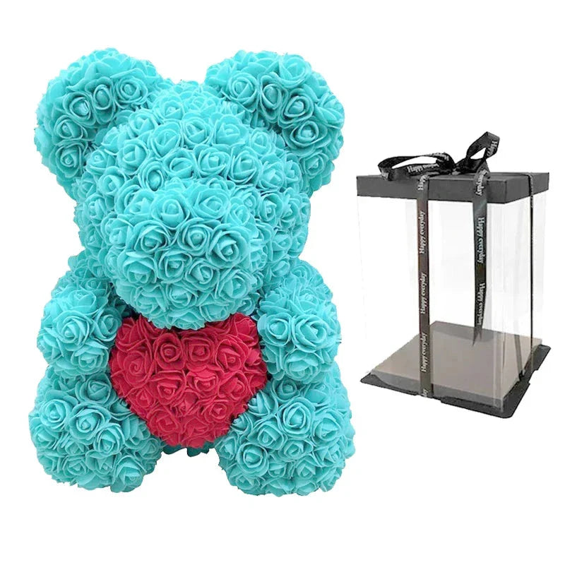 Ourson en Roses Éternelles pour Femme 20